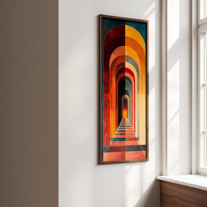 Wallity Pintura Decorativa LONG006-S/120-40 Multicolor 40 x 120 cm